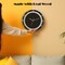 Minimalist Black & Silver Wall Clock, Stylish 11.22 Inch Non-Ticking Round Clock for Home DecorShort Description